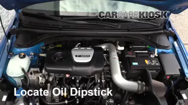 2018 Hyundai Elantra Sport 1.6L 4 Cyl. Turbo Oil Check Oil Level